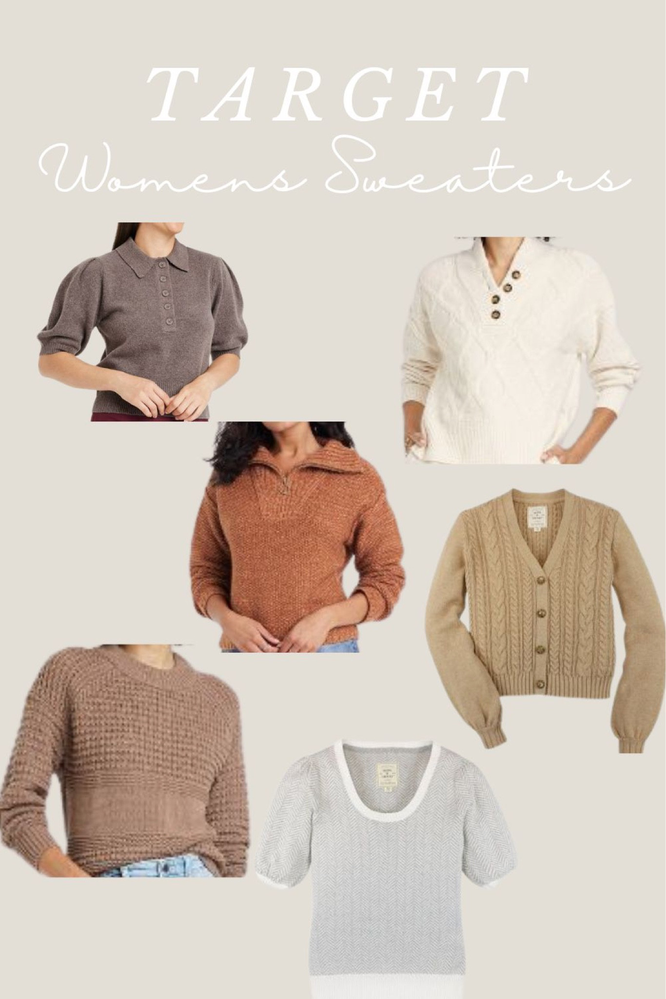 Women’s cozy sweaters all from Target!! #target #fall #sweaters

#LTKstyletip #LTKSeasonal
