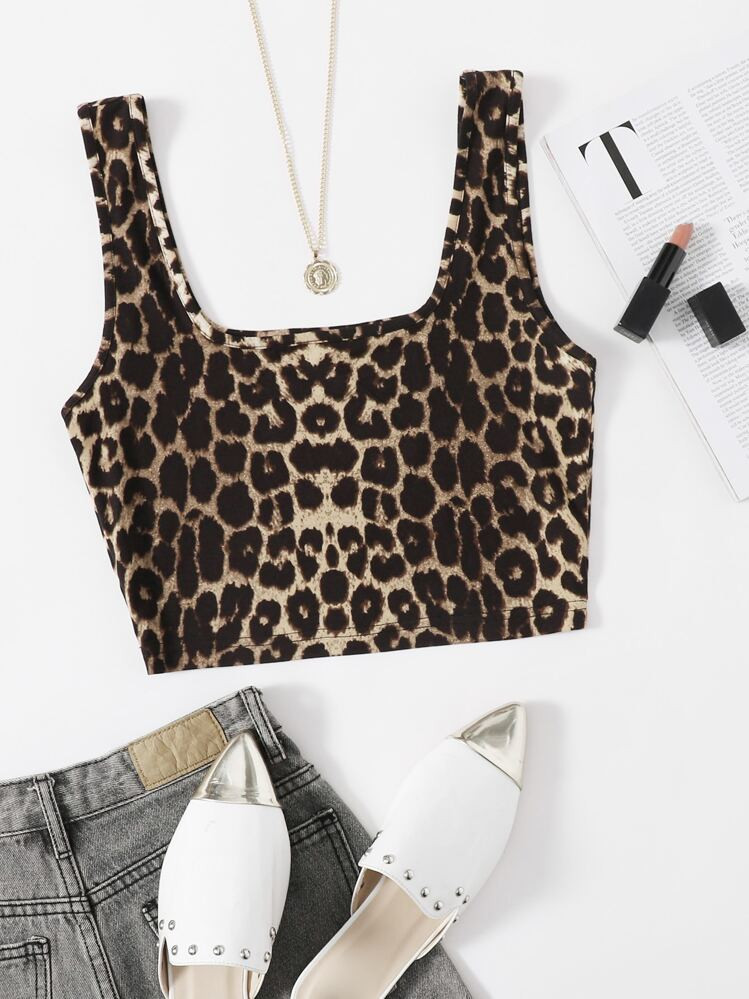 Leopard tank top  | SHEIN