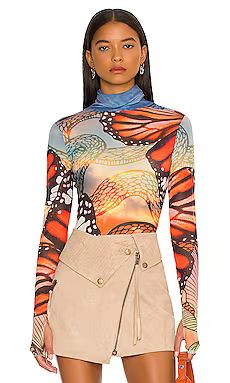 AFRM Zadie Top in Butterfly Sub from Revolve.com | Revolve Clothing (Global)