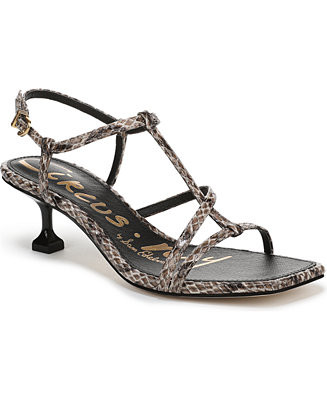 Women's Jaida Strappy Mid-Heel Dress Sandals | Macy's