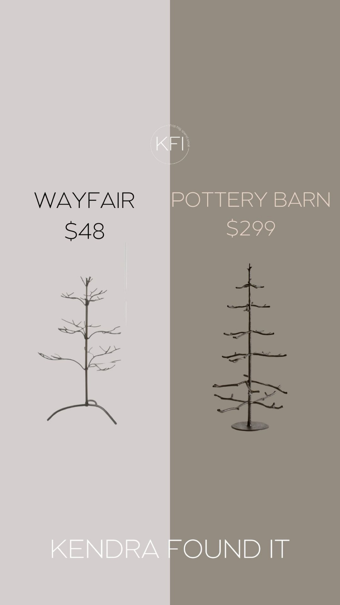 Pottery Barn Christmas Ornament holder dupe! If you love Pottery Barn style, you’re going to want to see this Pottery Barn dupe. This metal Christmas tree can be left as-is for modern organic Christmas and holiday decor, or it can hold some of your favourite Christmas ornaments.  This truly is transitional holiday decor. 

#LTKHome #LTKSeasonal #LTKHoliday