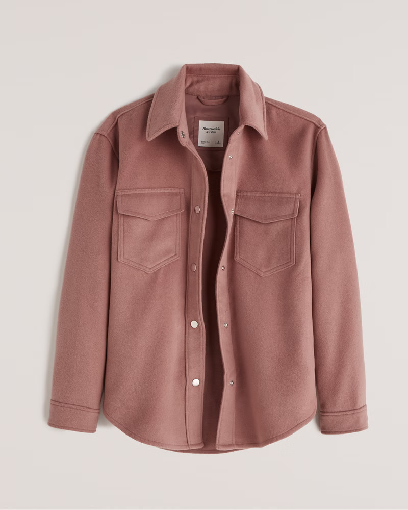Cozy Shirt Jacket | Abercrombie & Fitch (US)