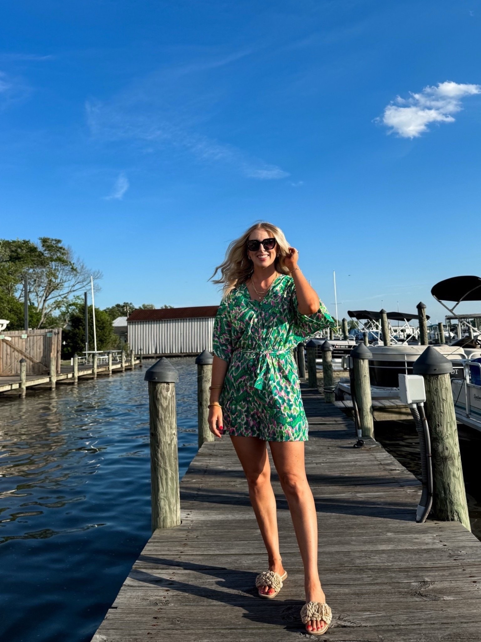 This romper is perfect for spring and summer! On sale! 

#LTKootd #LTKSaleAlert