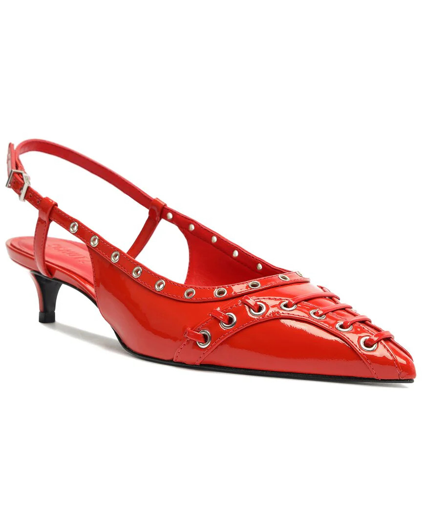 SCHUTZ Ruth Mid Patent Pump | Shop Simon