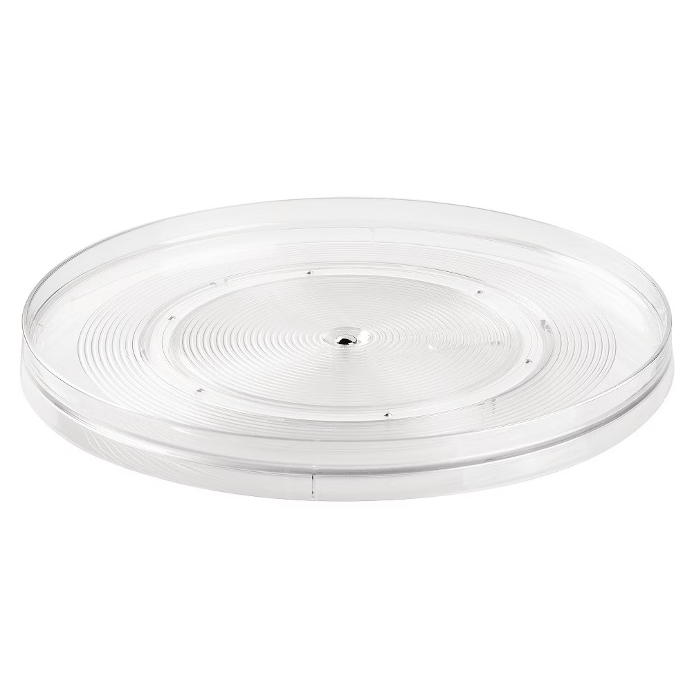 InterDesign Linus Lazy Susan Turntable - Clear (Large) | Target