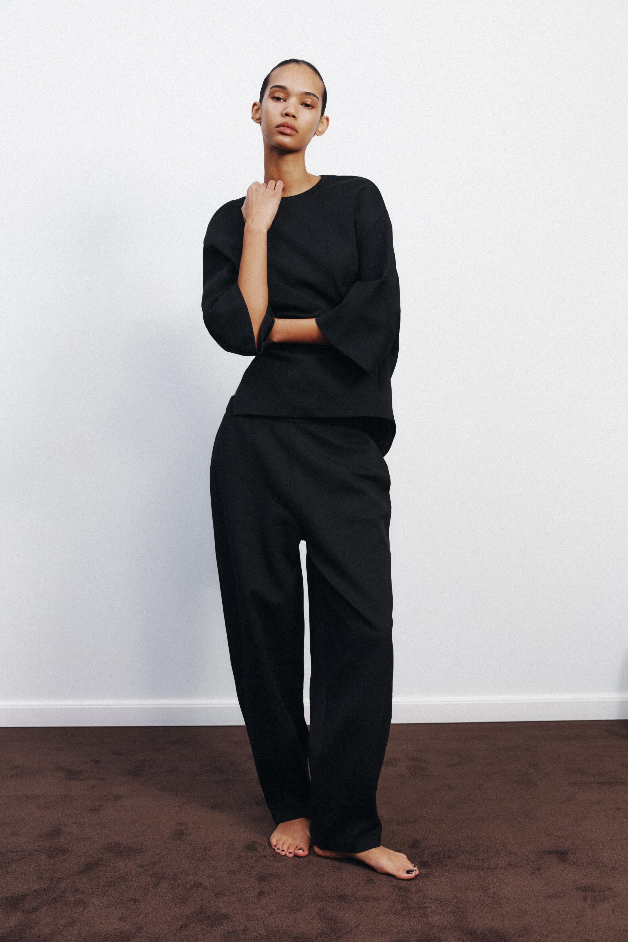 INTERLOCK COCOON TROUSERS | Zara UK