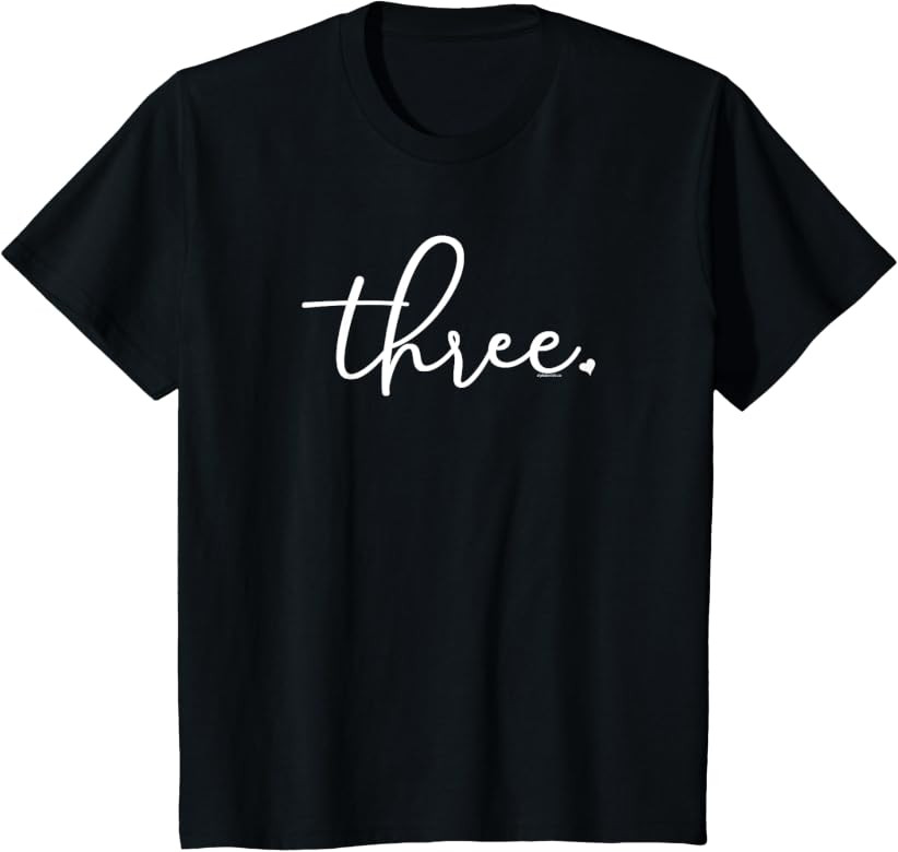 Kids 3rd Birthday Shirt Girls 3 | Party Idea Age 3 Three Year Old T-Shirt | Amazon (US)