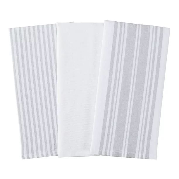 Better Homes & Gardens Culinary Stripe Kitchen Towel, Set of 3, Multiple Colors - Walmart.com | Walmart (US)