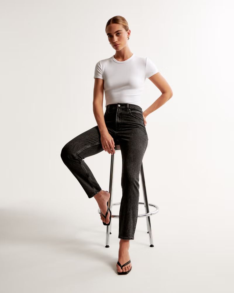 High Rise Mom Jean | Abercrombie & Fitch (UK)