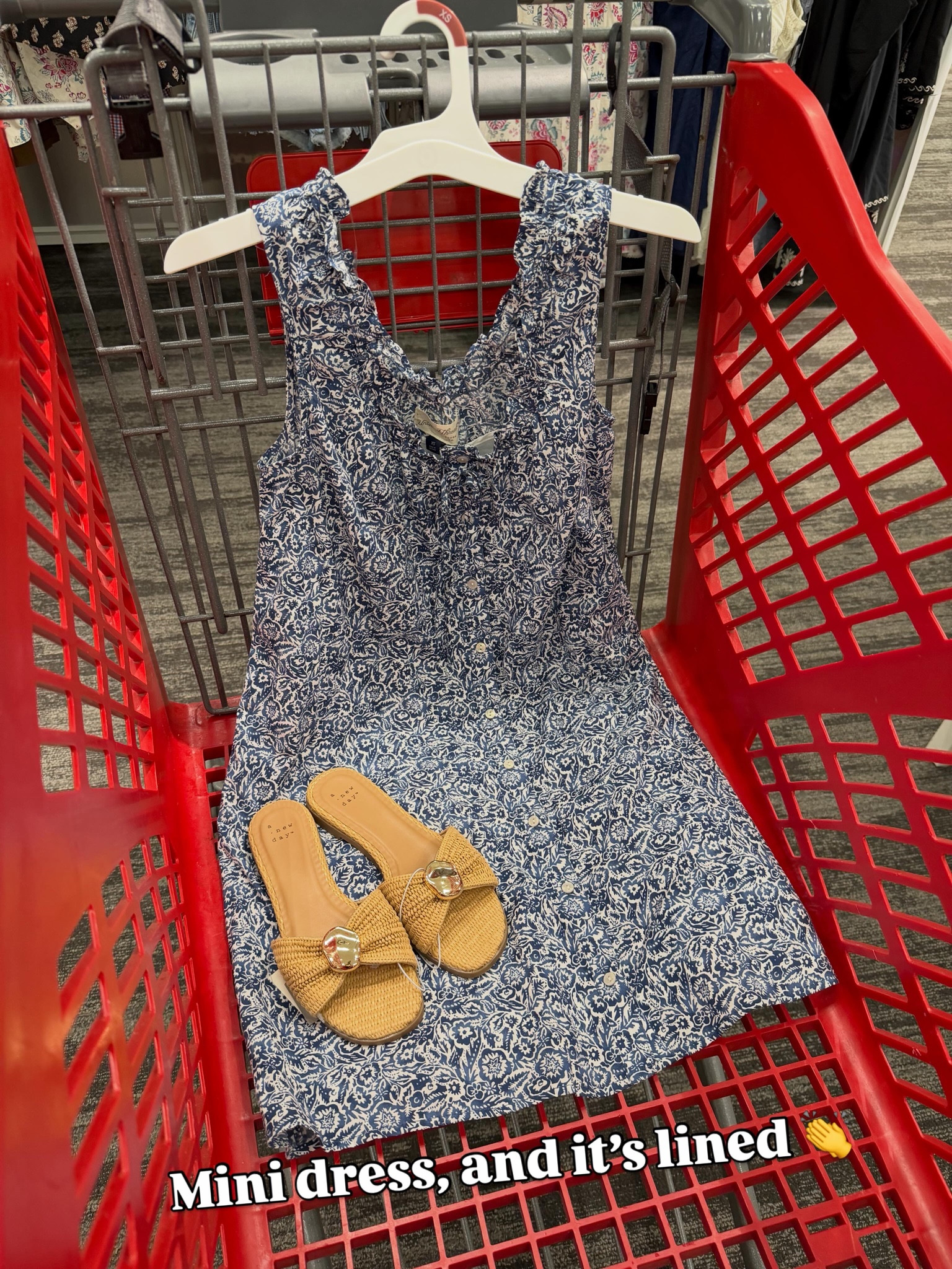 Target mini dress, cotton, lined. #targetstyle summer dress

#LTKOver40