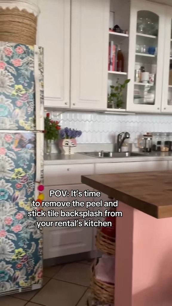 Peel and stick tiles are great for renters! For easy removal put contact paper or peel and stick under the the tiles. 

Renter friendly, peel and stick tiles, backsplash, diy home, kitchen decor, kitchen makeover 

#LTKStyleTip #LTKHome #LTKFindsUnder50