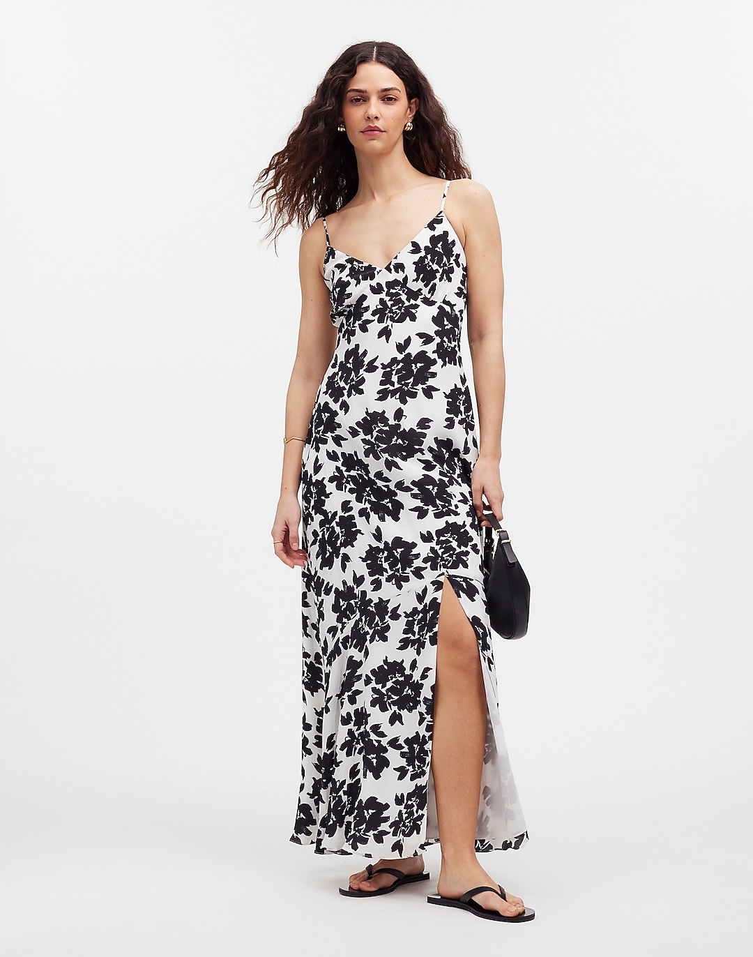 Smocked Sleeveless Maxi Dress in Floral | Madewell