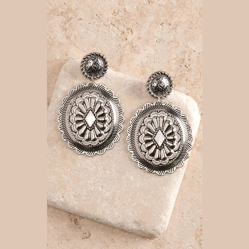 Cowgirl Confetti Women's Beautifully Classic Concho Earrings | Cavender's