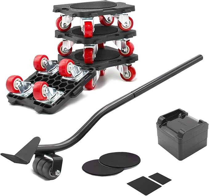 ONEON Furniture Mover with Wheels & Furniture Lifter Set, 360° Rotation Wheels Furniture Dolly, ... | Amazon (US)