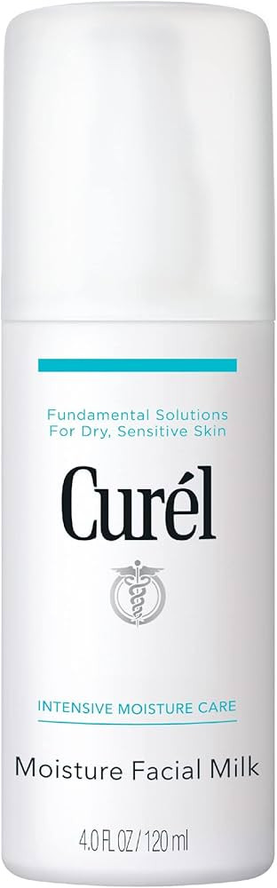 Curel Japanese Skin Care Moisture Facial Milk Moisturizer, Daily Face Lotion for Dry Sensitive Sk... | Amazon (US)