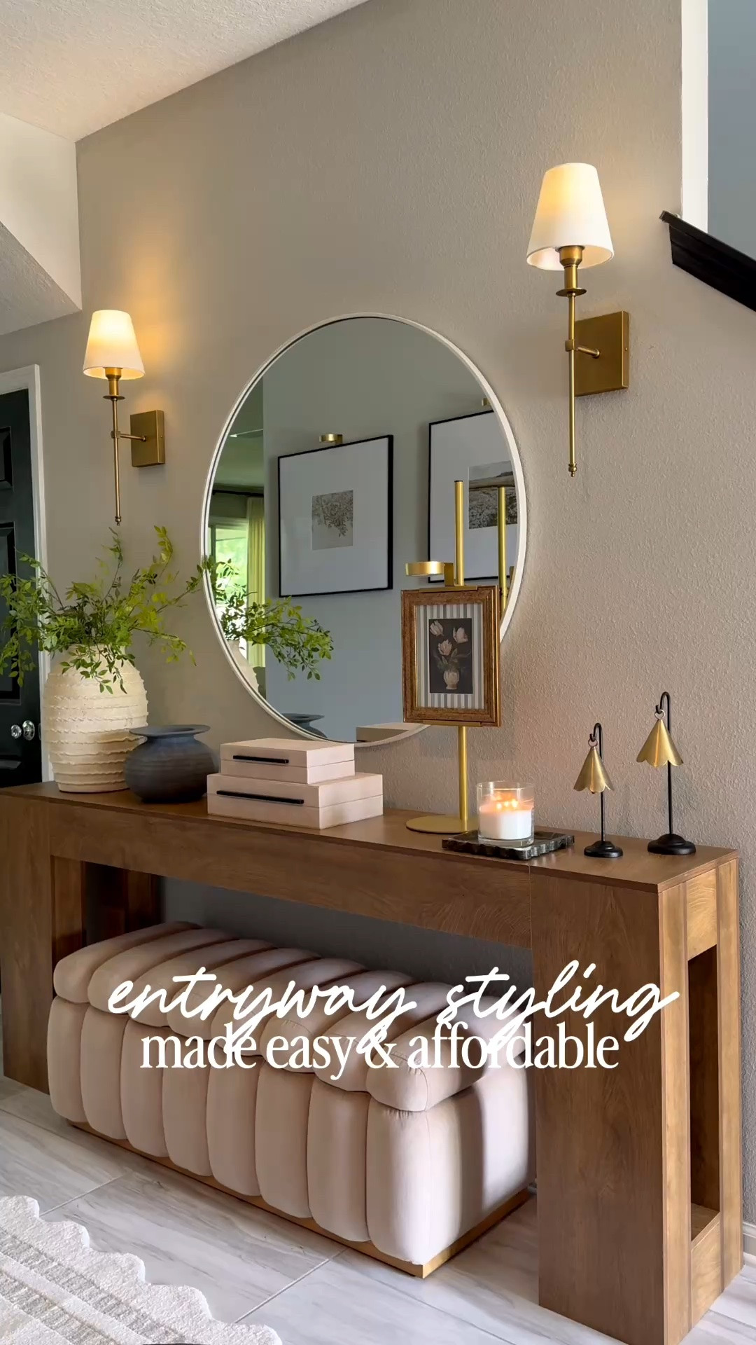 This gorgeous entryway table looks the real deal but you won’t believe the price 🔥 10/10 quality!! 

Entryway, console table, designer inspired home finds, designer look for less console table, console table styling

#LTKSaleAlert #LTKHome