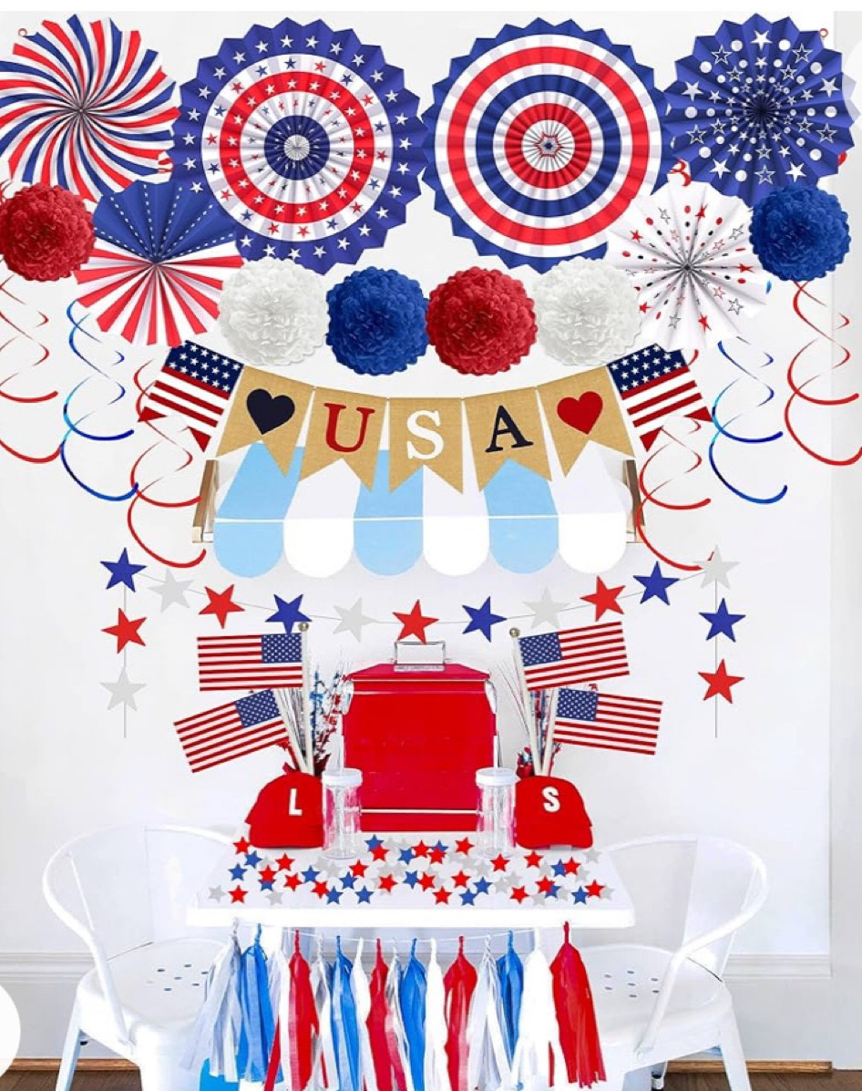 Memorial Day party decorations. #memorialday
#partydecorations 

#LTKFestival #LTKParties #LTKSeasonal