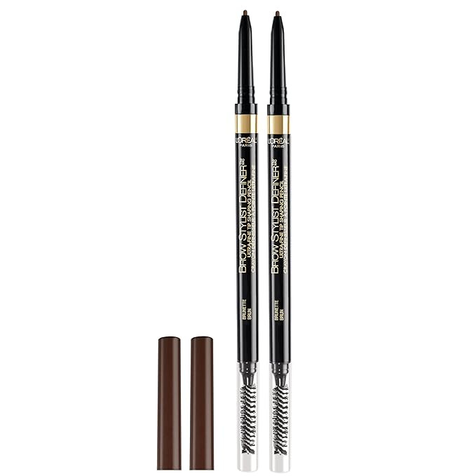 L'Oreal Paris Makeup Brow Stylist Definer Waterproof Eyebrow Pencil, Ultra-Fine Mechanical Pencil... | Amazon (US)