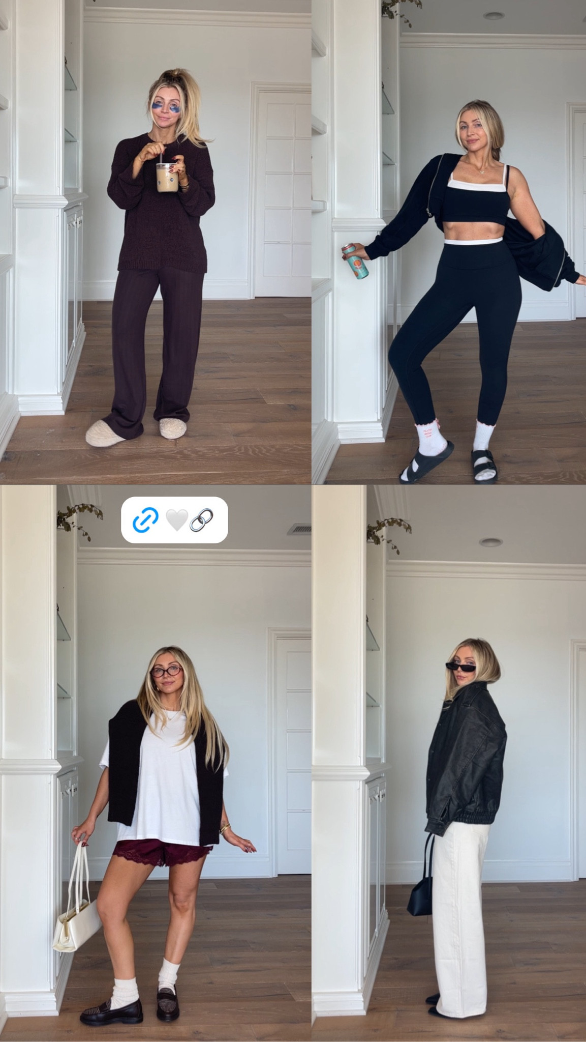 #abercrombiepartner Everything I wore yesterday!! @abercrombie
Code: AFLTK
Brown pants- xs (wish I got a s) 
Brown sweater-medium 

Workout outfit- small in all 3 

Lace shorts- small 
Shirt-xl 
Brown sweater- m

White jeans 26s 
Jacket- m 

LTK Fall Sale - 9/26-9/29

25% off Stackable code (AFLTK)

Sale Vitals: *Use code AFLTK to get an additional 25% off everything at checkout from 9/26/25-9/29/25 in US/CA.

Excludes clearance and gift cards. See details online.

20% off Almost Everything from 9/25-9/29

Sale Vitals: *Offer valid in stores and online September 25, 2025 to September 29, 2025 in US/CA. Exclusions apply as indicated. Online price reflects discount.

