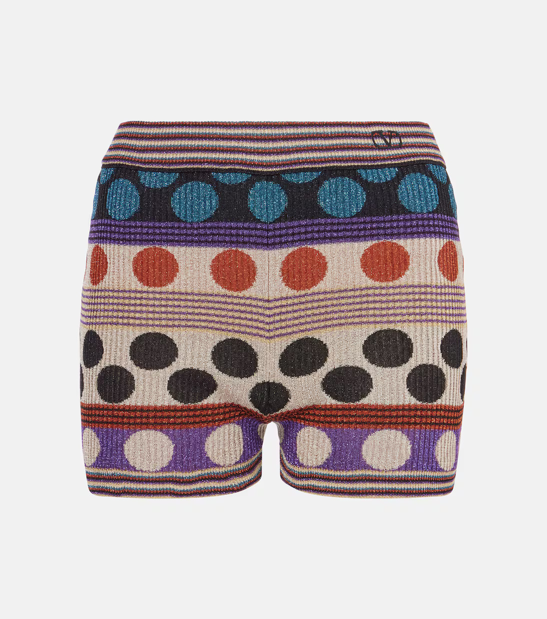 Polka-dot jacquard lamé shorts | Mytheresa (US/CA)