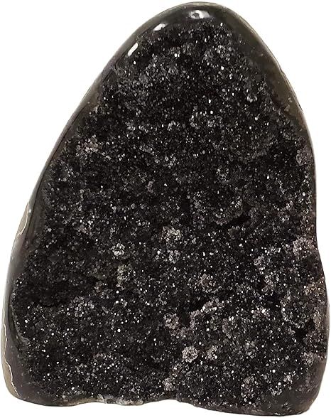 Real Self Standing Genuine Black Amethyst Crystal Geode Home Decor Specimen 9 Oz | Amazon (US)