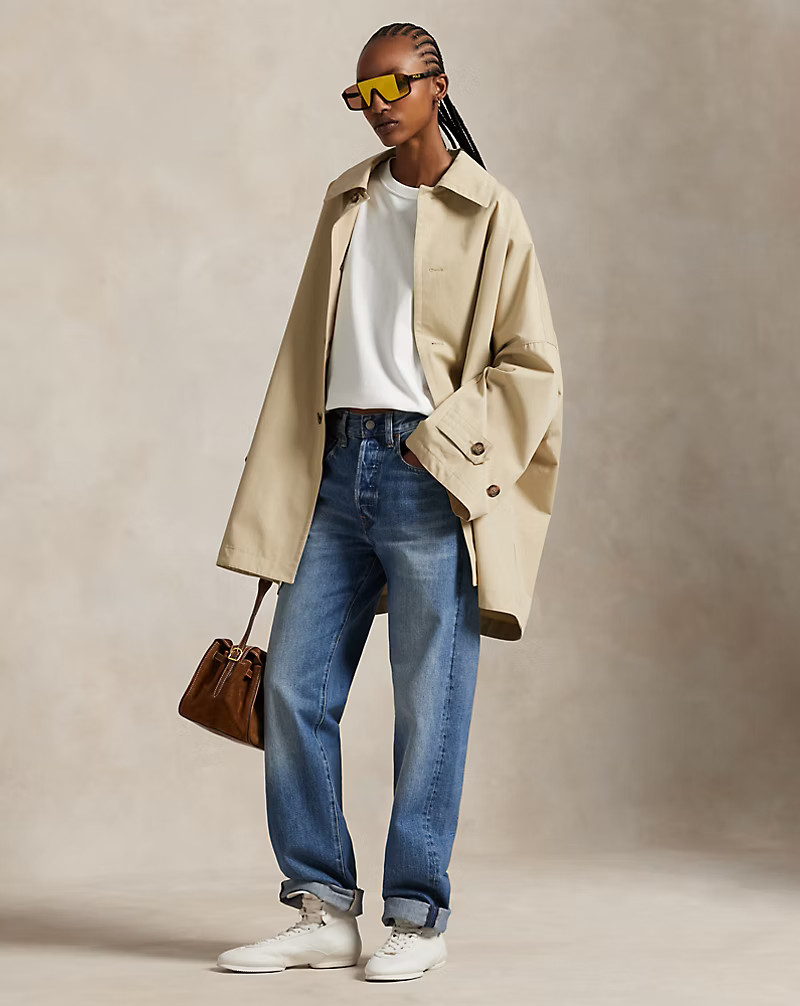 Car coat oversize in twill di cotone | Ralph Lauren (IT)