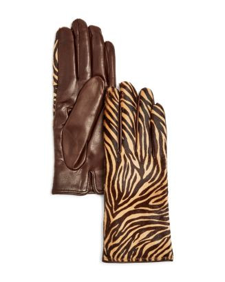 Cashmere-Lined Calf Hair Gloves - Exclusive | Bloomingdale's (US)