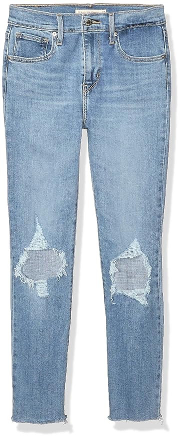 Levi's Women's 724 High Rise Straight Crop Jeans | Amazon (US)