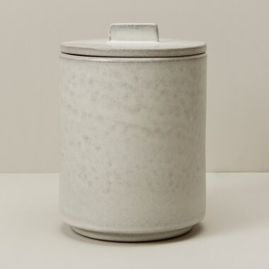 LARGE KITCHEN CANISTER, IVORY | Indigo (CA)