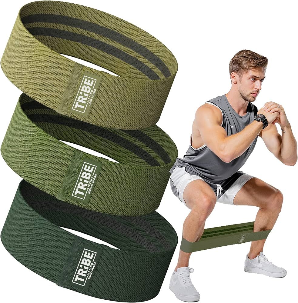 Fabric Resistance Bands for Working Out - Booty Bands for Women and Men - Exercise Bands Resistan... | Amazon (US)