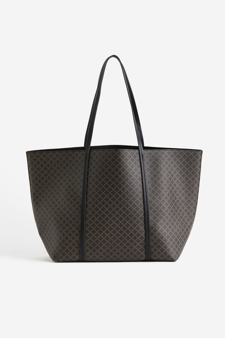 Shopper - Brown/patterned - Ladies | H&M US | H&M (US + CA)