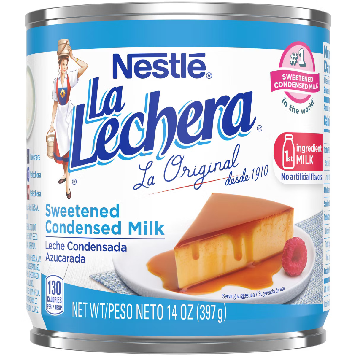 Nestle La Lechera Sweetened Condensed Milk for Baking Cake - 14oz | Target