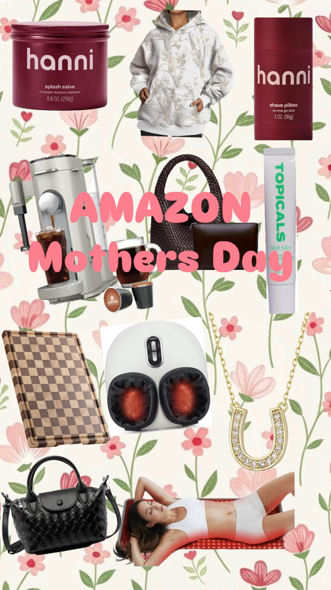 Mother’s Day inspo. I actually own all of this, except the foot massager any mother would love any of this.

#LTKMothersDay #LTKselfcare #LTKOver40