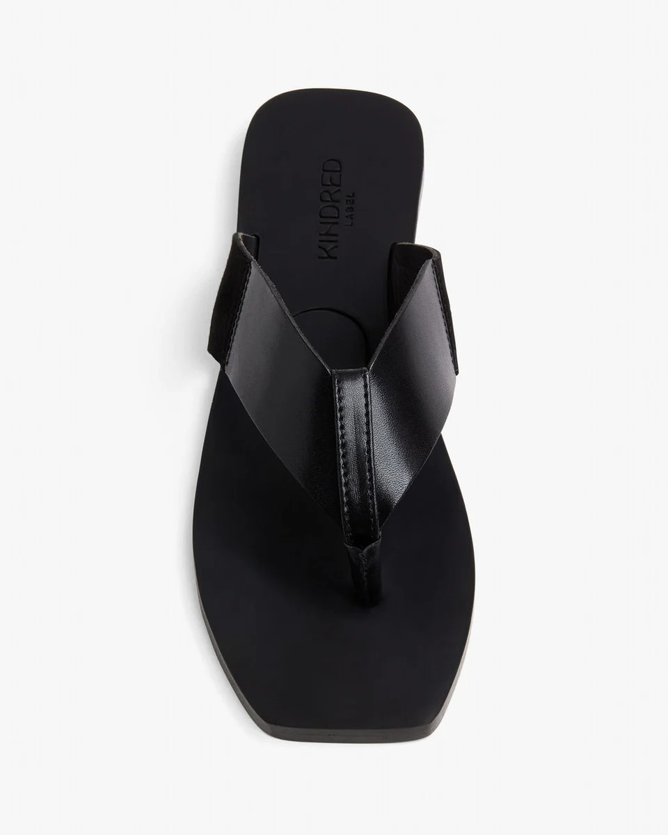 Hannah Thong Black | Kindred Label