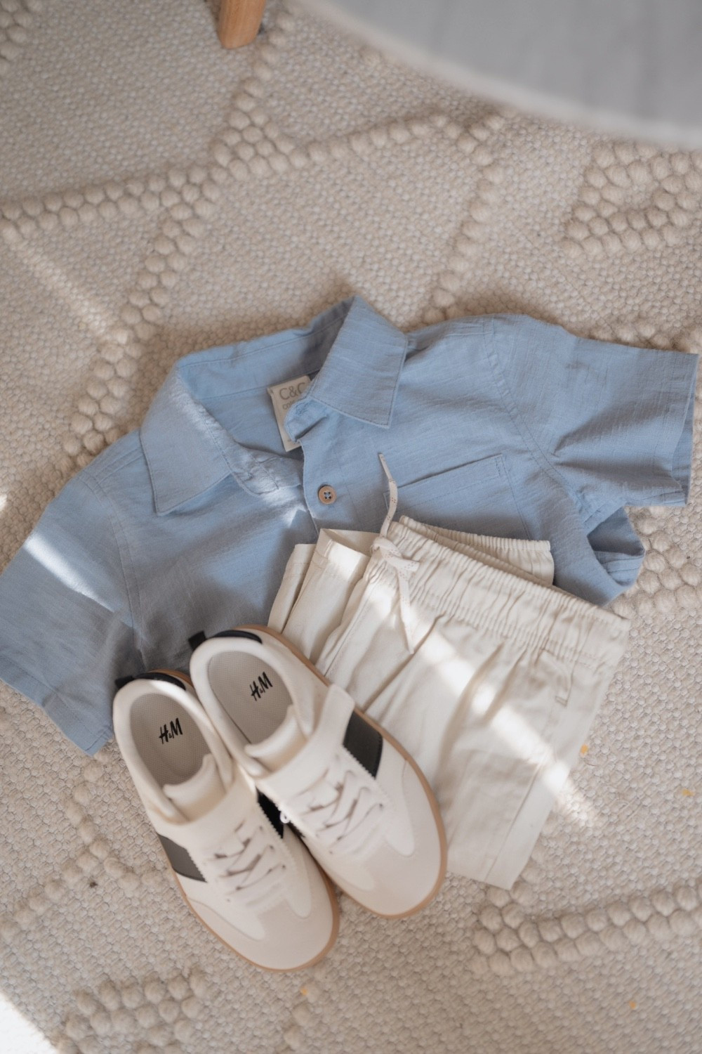 one of those little outfits I just had to save 🤍

a soft blue button-up, comfy shorts, and his everyday sneakers — simple, but so sweet for this new little chapter ✿

#LTKKids