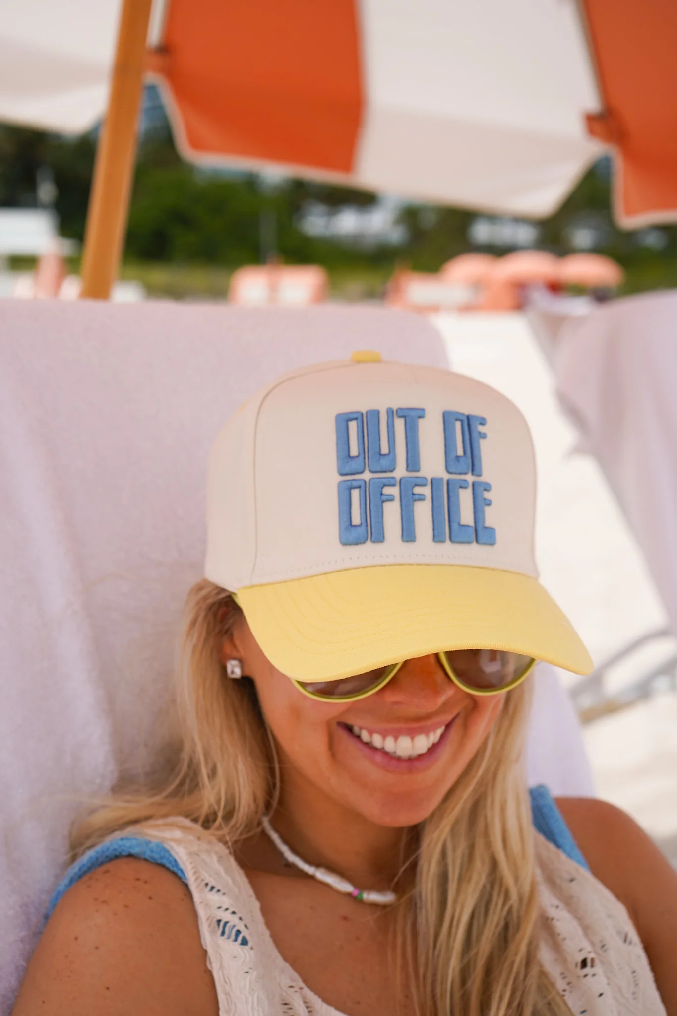 Out of Office - Butter Yellow Trucker Hat | KenzKustomz