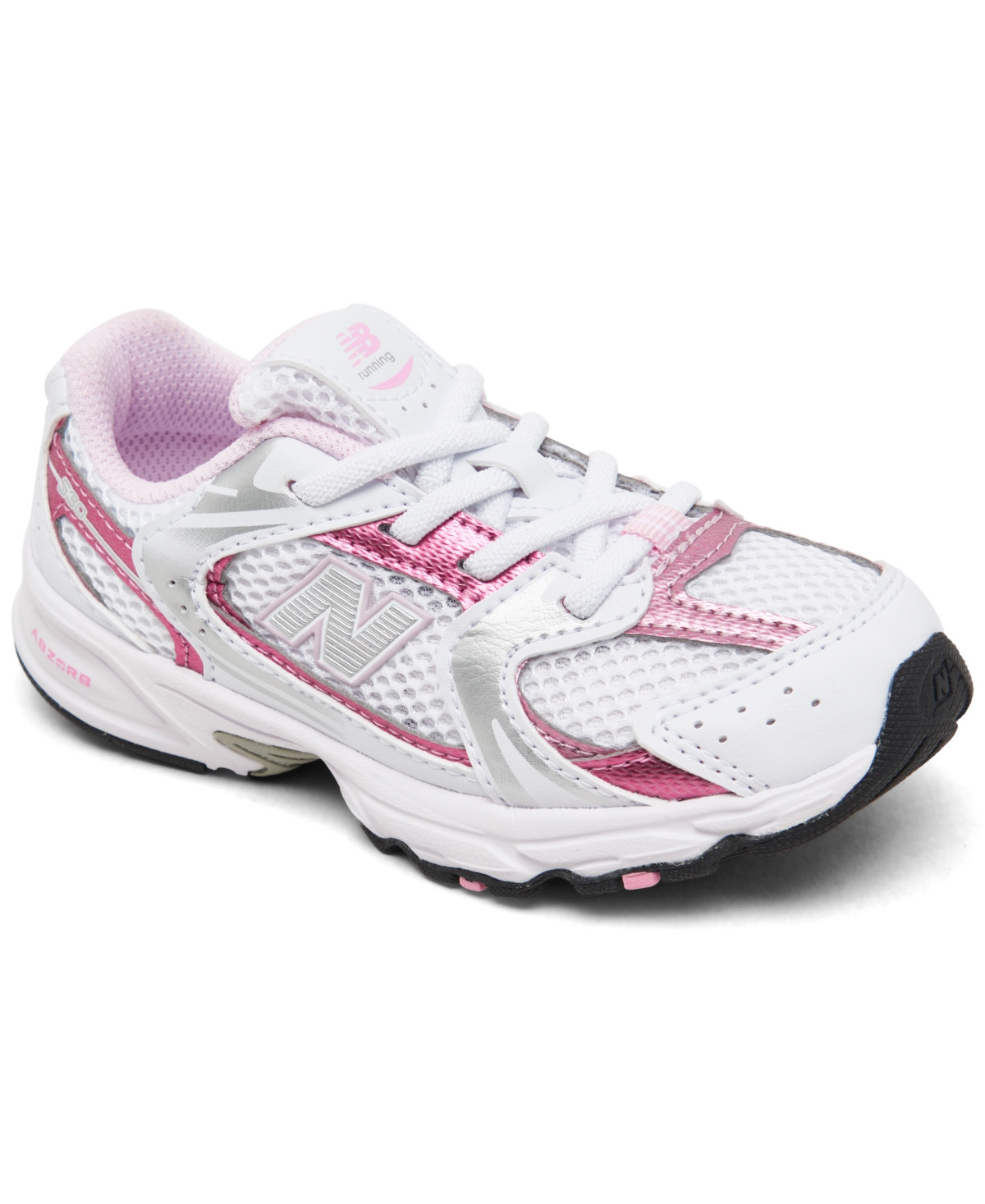 New Balance Toddler Girls 530 Casual Sneakers from Finish Line - White, Pink Sugar | Macy's