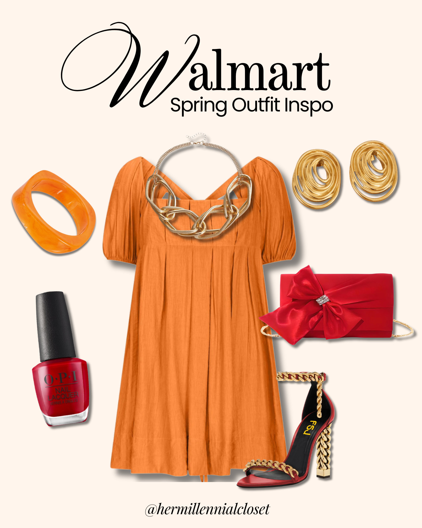 Walmart Spring Outfit 🧡

Bold, vibrant, and statement-making, shop the look sis ✨ 

 

#LTKootd #LTKSeasonal