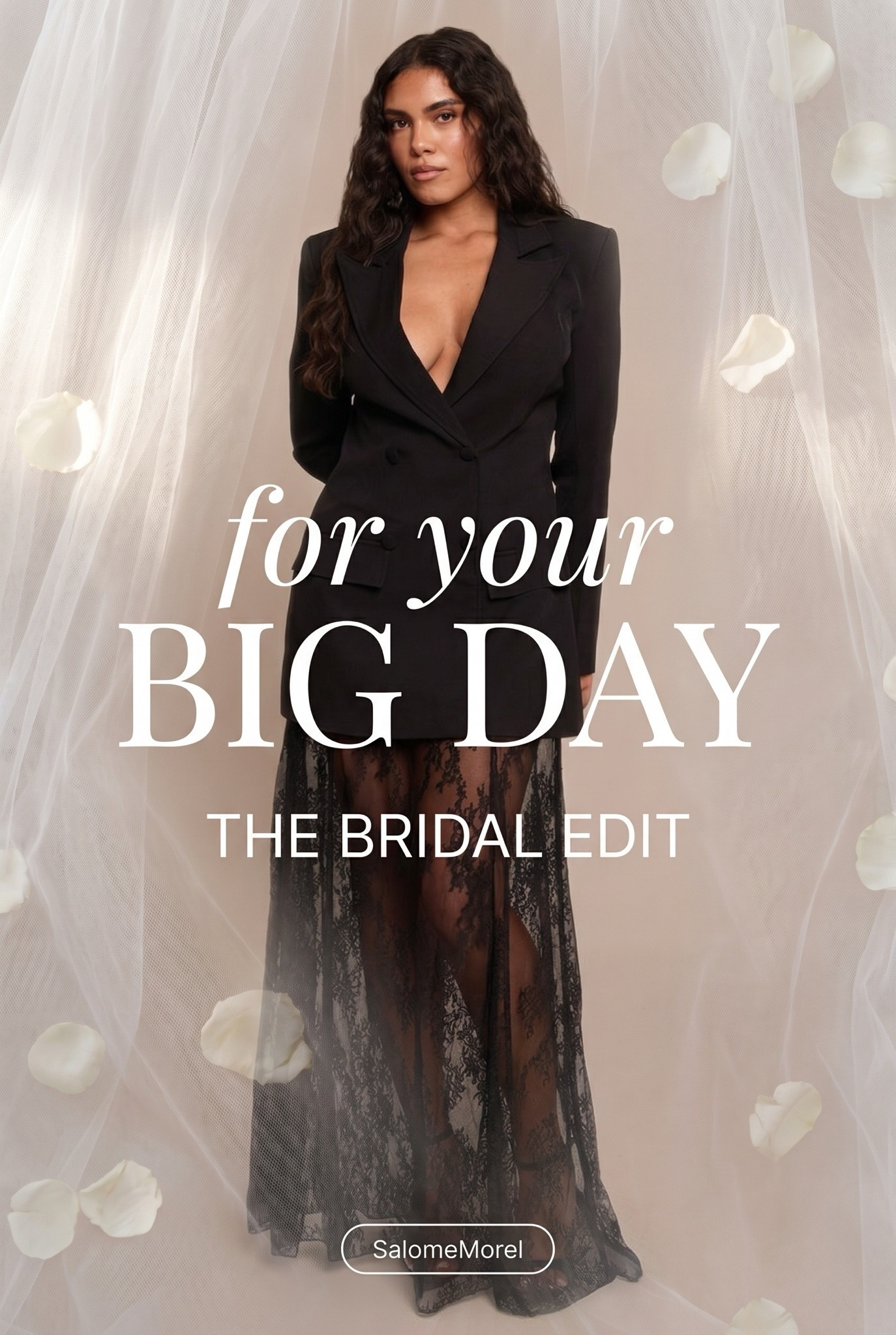 Not your typical bridal look… and that’s exactly why I love it 🖤✨

This bridal edit is for the girls who want elegance with a little edge — structured blazer details, sheer lace, and that effortless “cool bride” energy. Perfect for rehearsal dinners, courthouse weddings, after parties, or fashion-forward brides 🤍

Linked the full look on my LTK ✨

#LTKWedding #BridalStyle #ModernBride #CityHallWedding #BridalFashion #WeddingInspo #CoolBride #BlackBridalDress #RehearsalDinnerDress #AfterPartyLook #LuxuryStyle #ElegantStyle #LTKFashion #WeddingSeason #FashionInspo #SalomeMorel