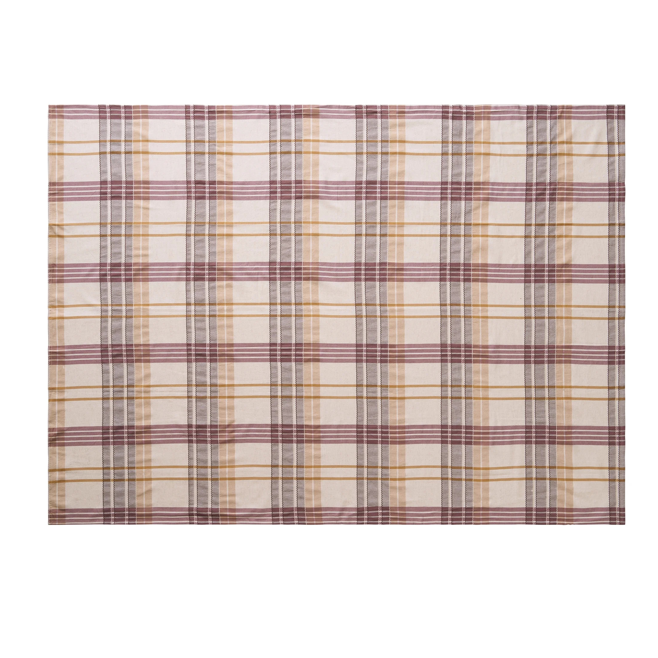 Better Homes & Gardens Upstate Plaid Tablecloth 60 in x 102 in, Cotton Linen Blend | Walmart (US)