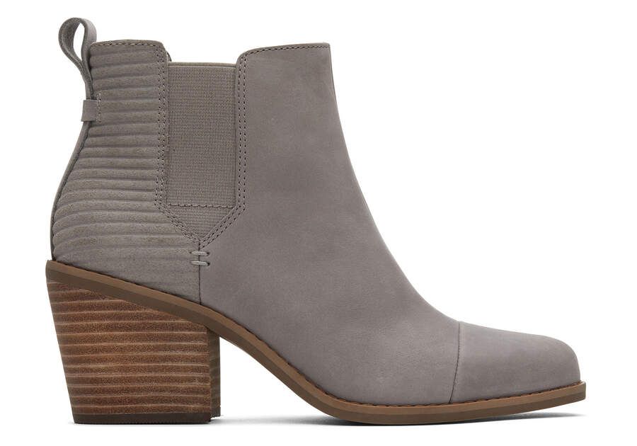 Women's Grey Everly Leather Suede Boot | TOMS | TOMS (US)