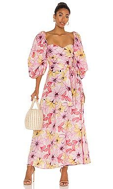 Sundress Emilia Dress in Riviera Linen from Revolve.com | Revolve Clothing (Global)