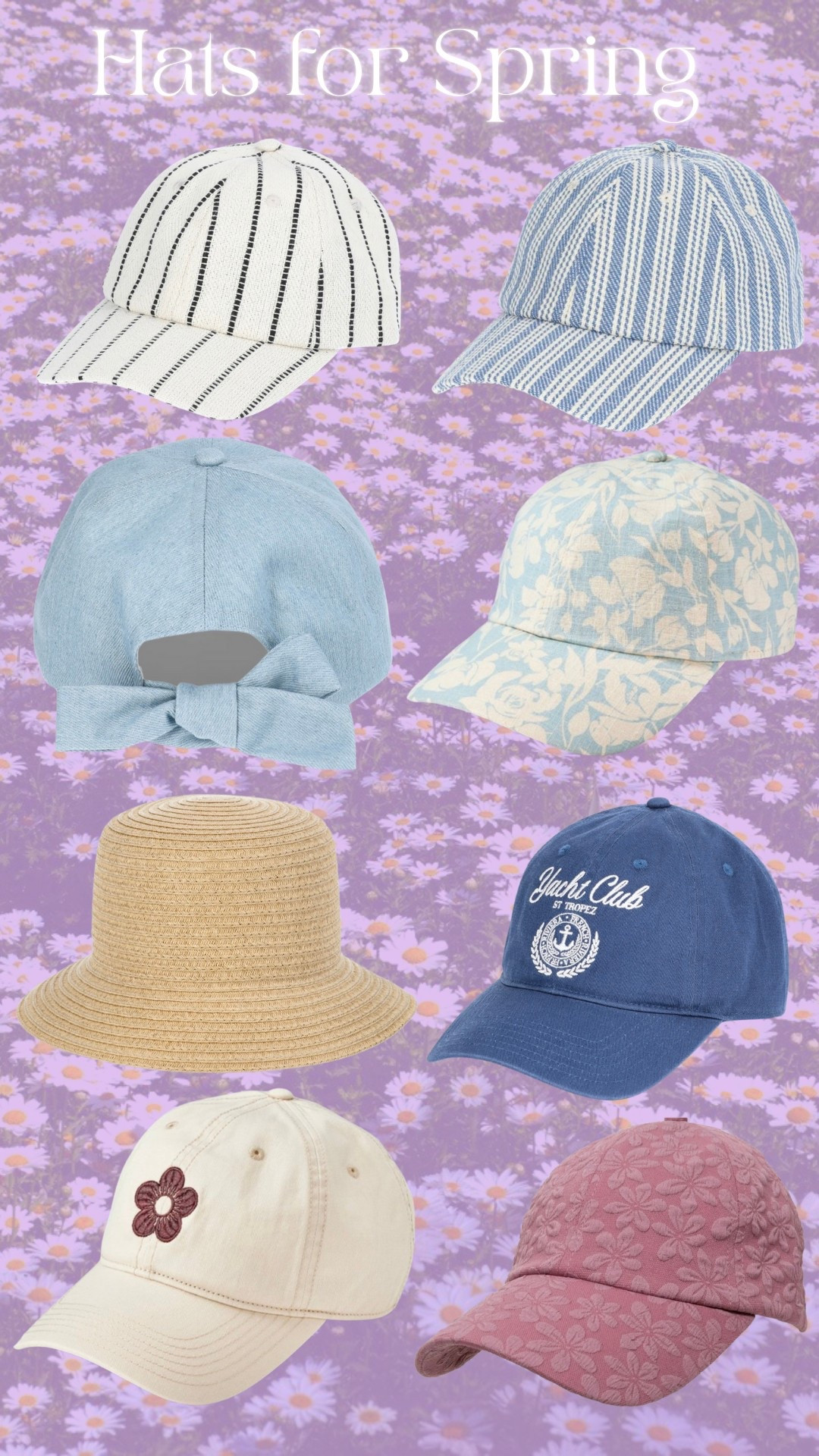 Cute hats for spring 👒🌷🧢

#LTKSeasonal #LTKFindsUnder50 #LTKStyleTip