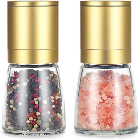 Vucchini Pepper Salt Grinder Mill - Adjustable Coarseness Ceramic Spice Grinder Shaker - Refillab... | Amazon (US)
