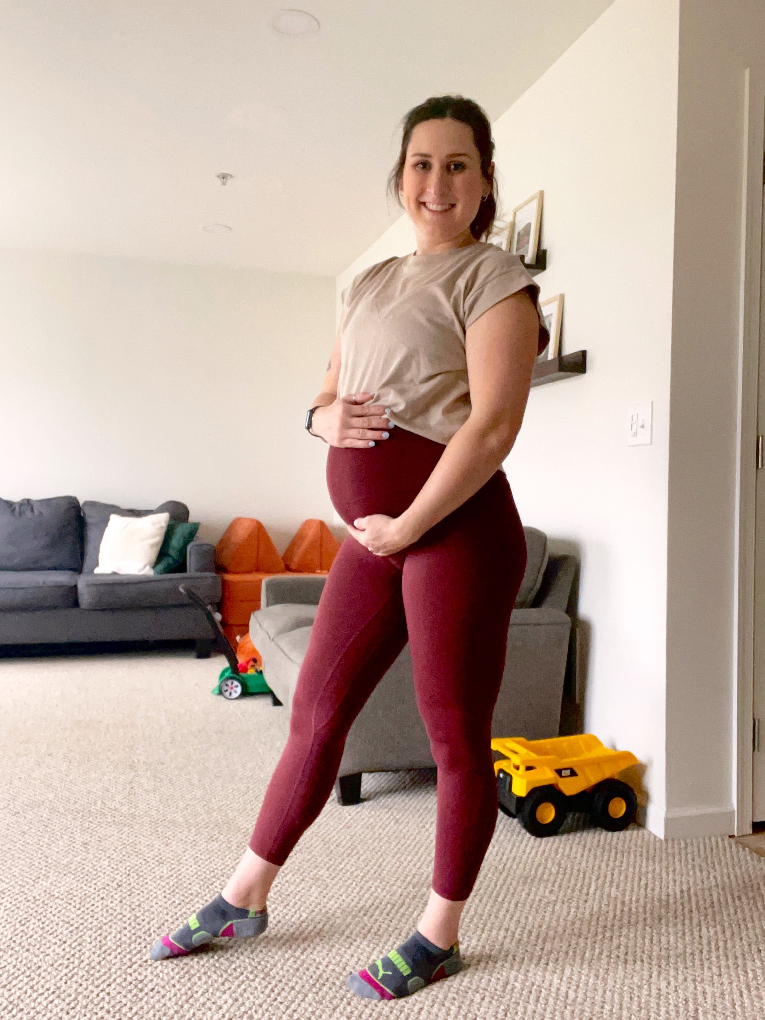 I love a good lair of leggings, especially Lululemon. But like most SAHMs I can’t stop $98 on a pair of leggings that often. I found the BEST lulu dupes so far! Maternity friendly. I’m currently rocking them at 26 weeks! 🤍🙌🏼

#LTKunder50 #LTKfit #LTKbaby