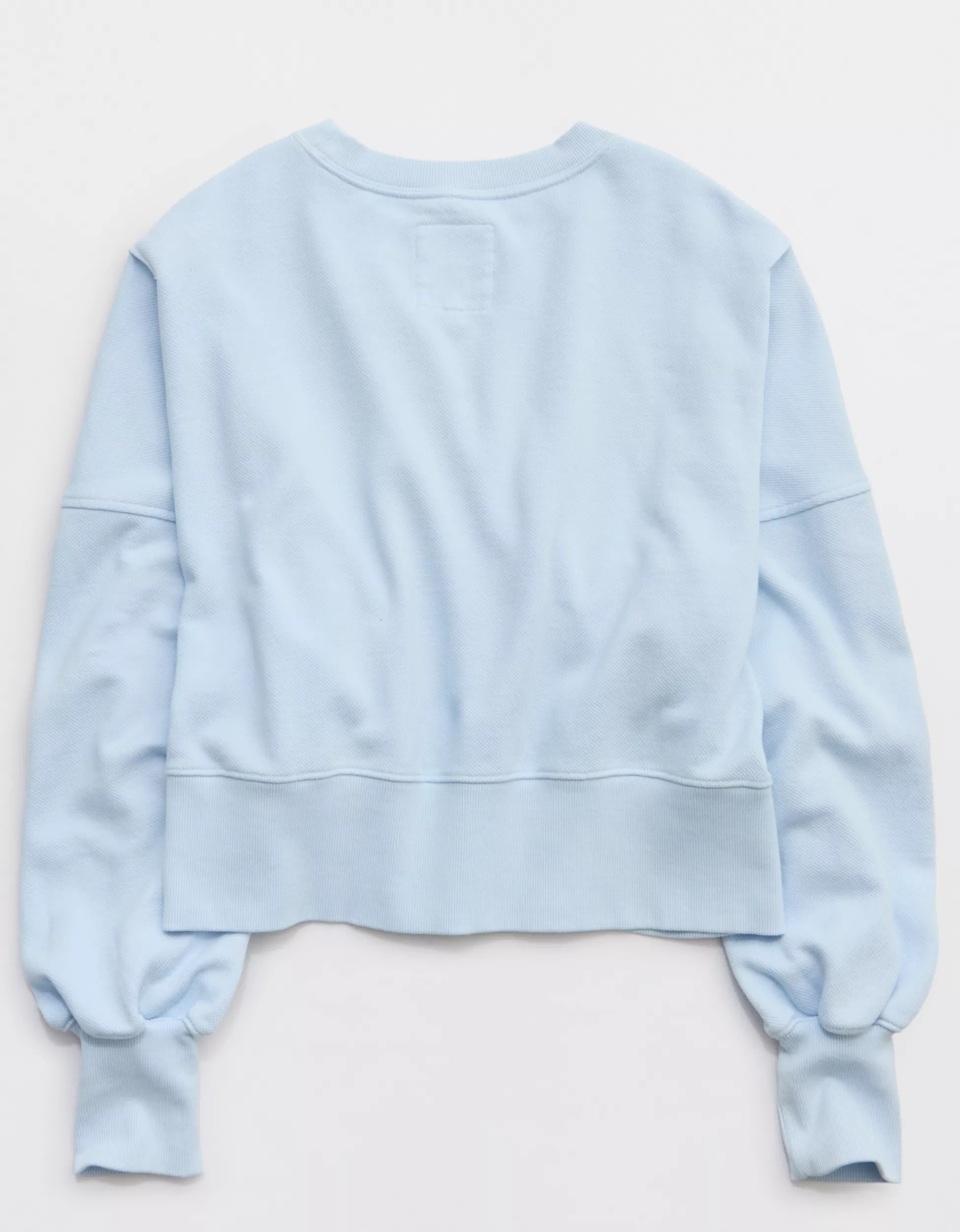 Aerie Classic Crew Textured Sweatshirt | Aerie