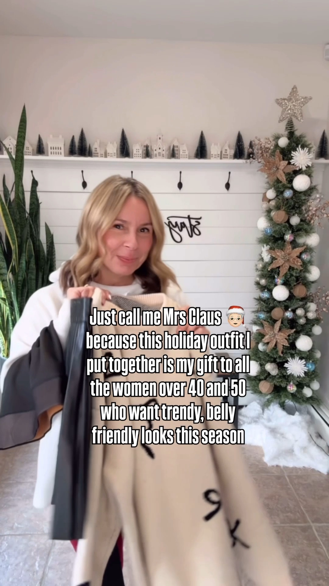 Holiday outfit idea! I'm wearing a large in the bow sweater for an oversized fit, a medium in the faux leather pleated skirt but would size up to a large (it's tight in tummy area) and crazy warm fleece lined tights! Cute red purse and booties 🎁


#LTKMidsize #LTKootd #LTKFindsUnder50 #LTKOver40 #LTKGiftGuide #LTKHoliday