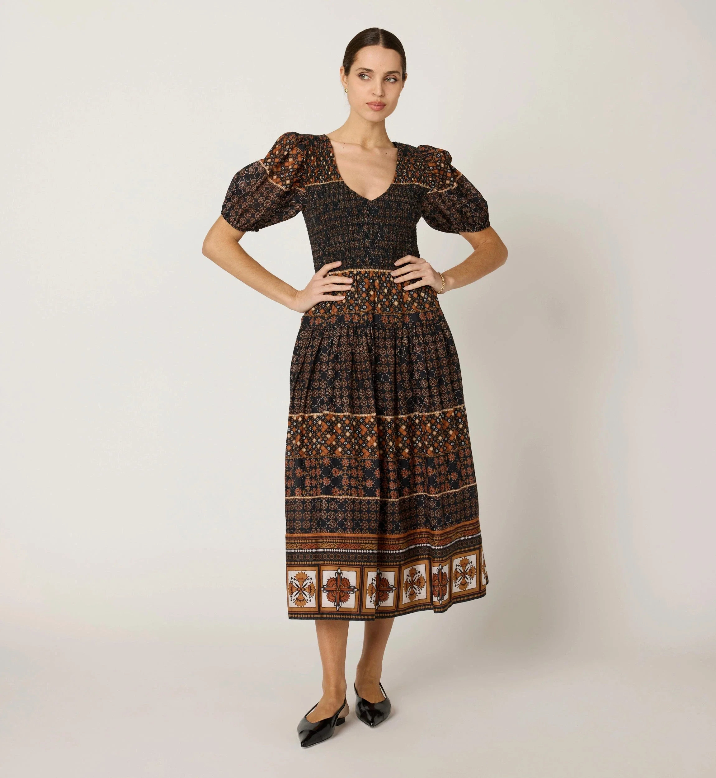 Nancy Midi Dress | Zocalo | Cleobella