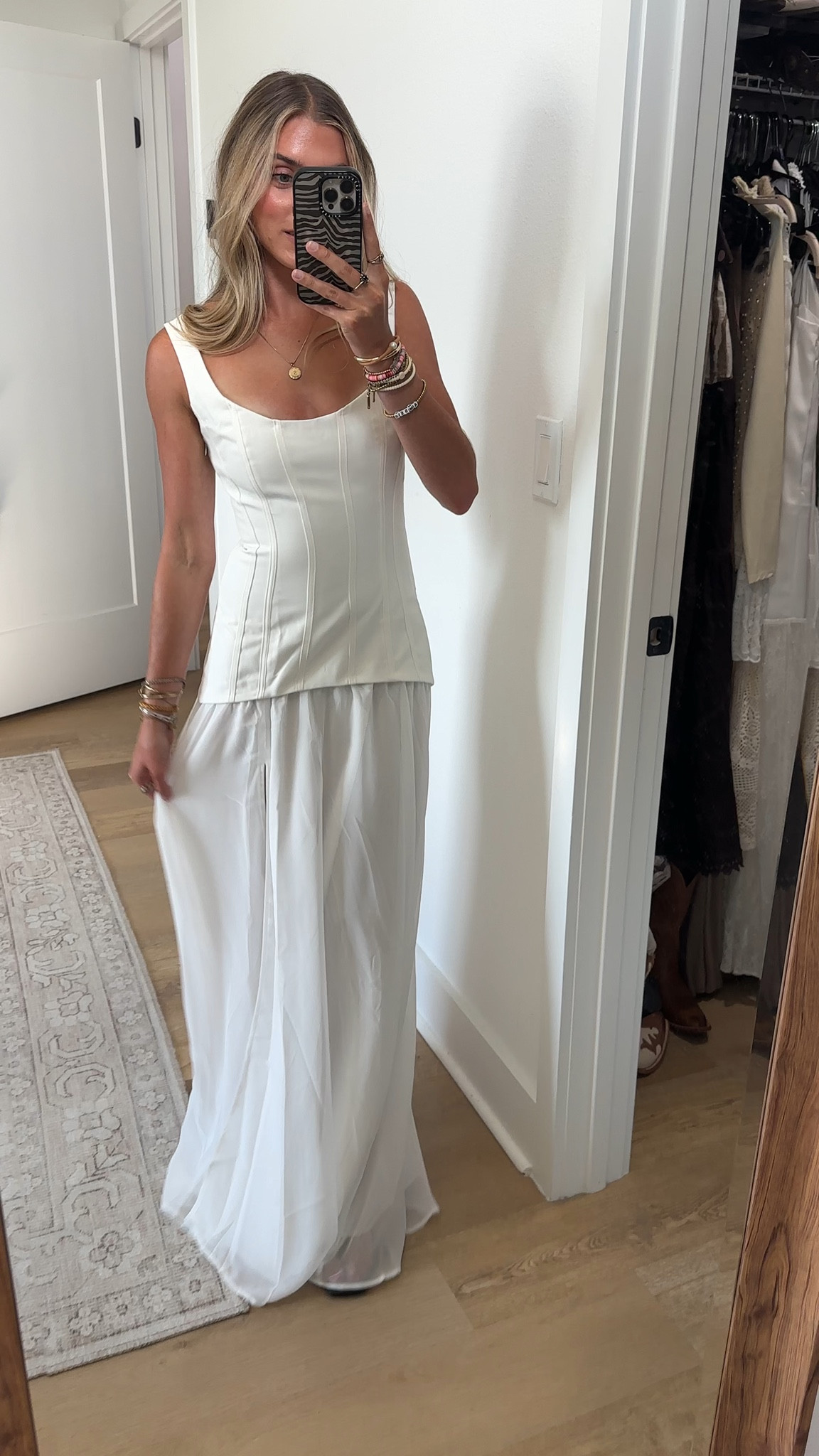 Showpo size 2. The Coco Maxi Dress comes in white with a scoop neckline that frames the collarbone and a sleeveless cut that leaves the shoulders open. Mid weight woven fabric gives the silhouette enough hold, while the inner lining smooths the fit against the body. The leg split adds movement through the skirt for gala plans, graduation or special occasions.

#LTKootd #LTKWedding #LTKdayinmylife