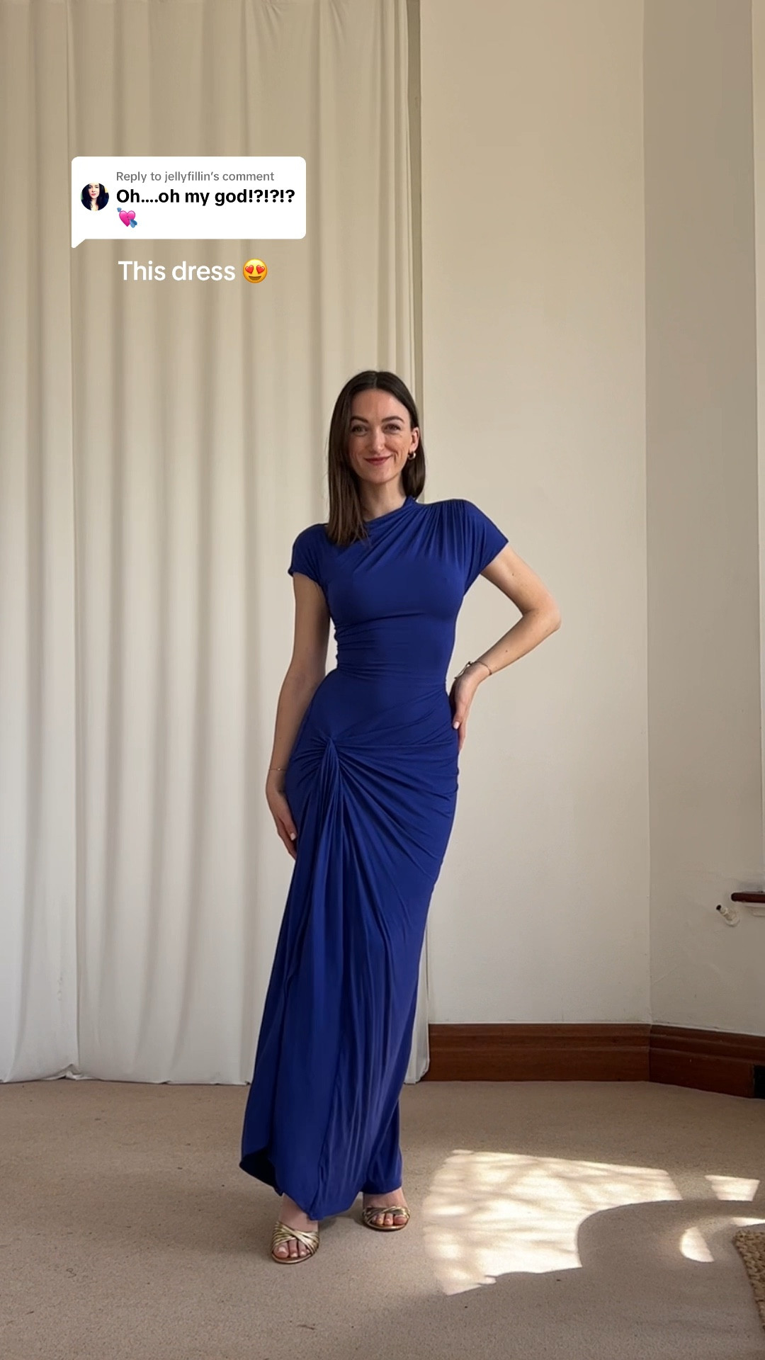 This dress 💙 a true stunner. Love this design in this gorgeous deep cobalt blue. 

#LTKsummer #LTKpartywear